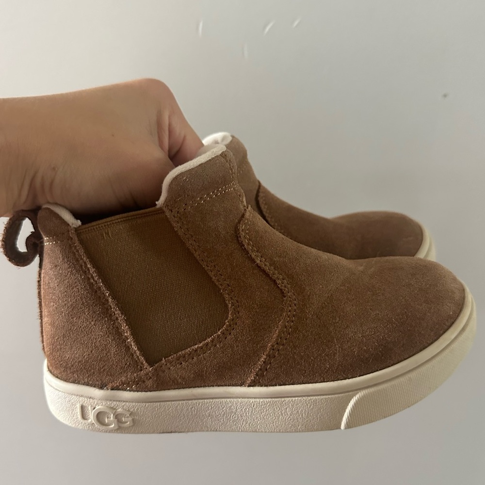 UGG Tan Suede Ankle Boots